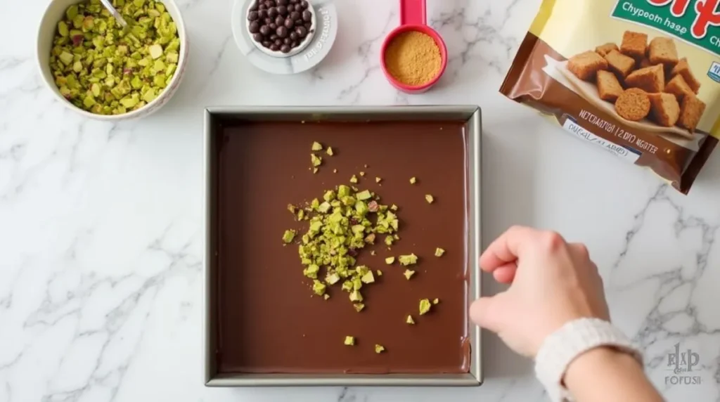 chocolate pistachio bar