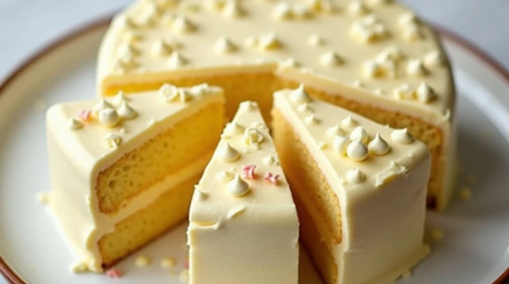 white chocolate in gluten free yellow cake recipe