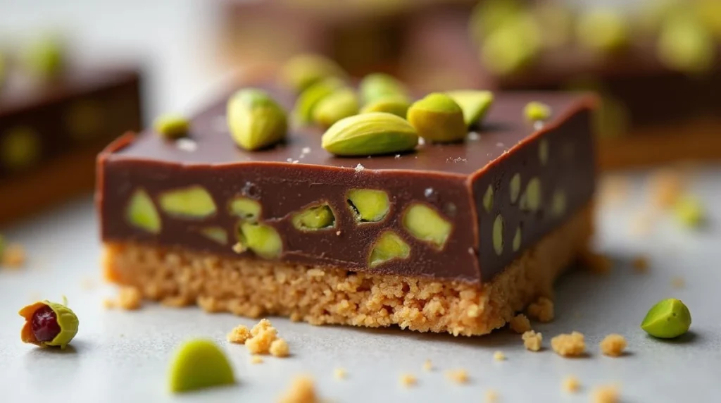 chocolate pistachio bar