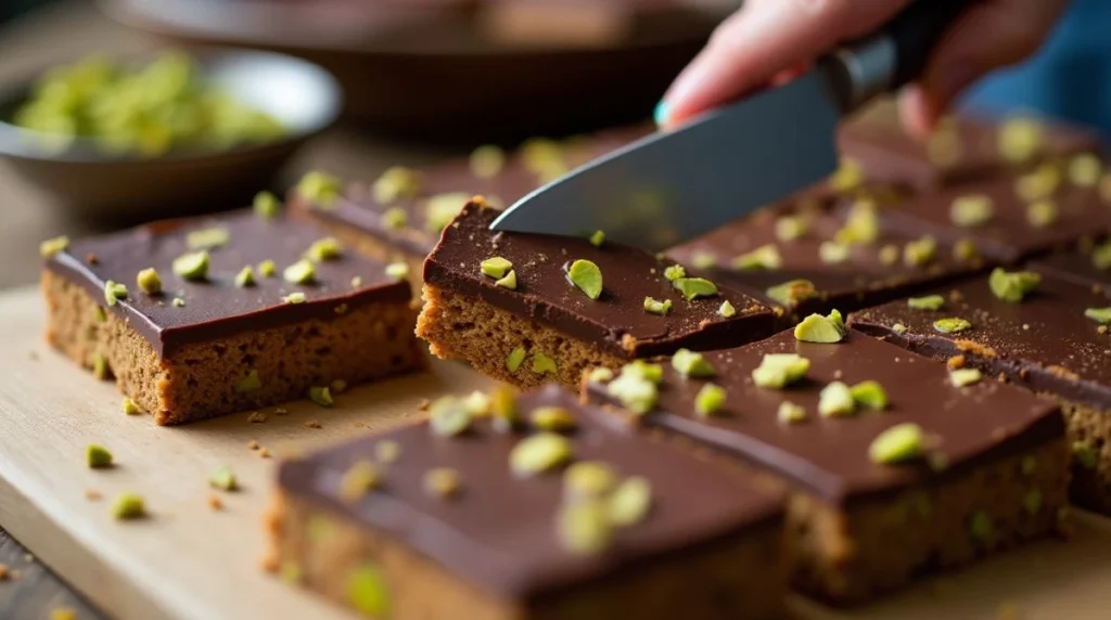 chocolate pistachio bar