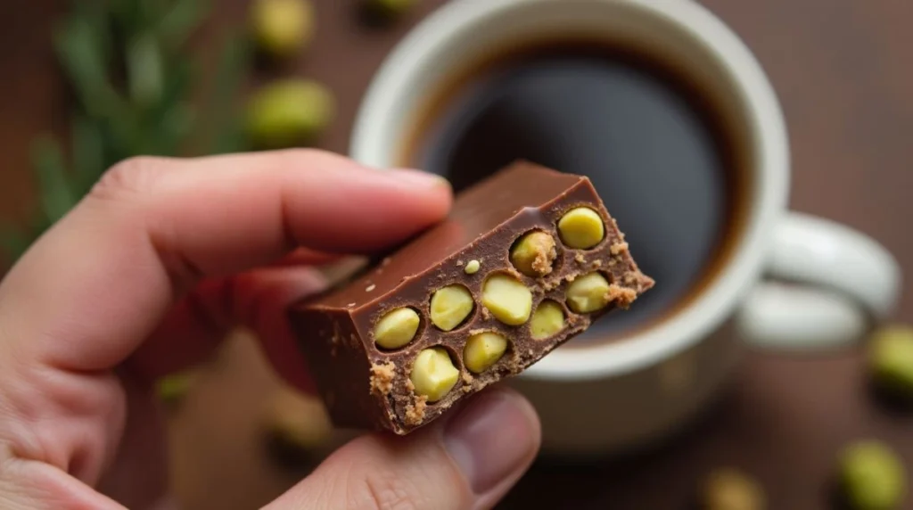 chocolate pistachio bar